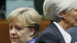 Chancellor Angela Merkel and FMIs Christine Lagarde