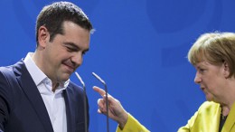 Tsipras and Merkel