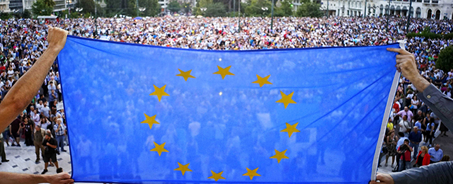 A EU flag
