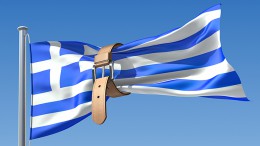 A Greek flag