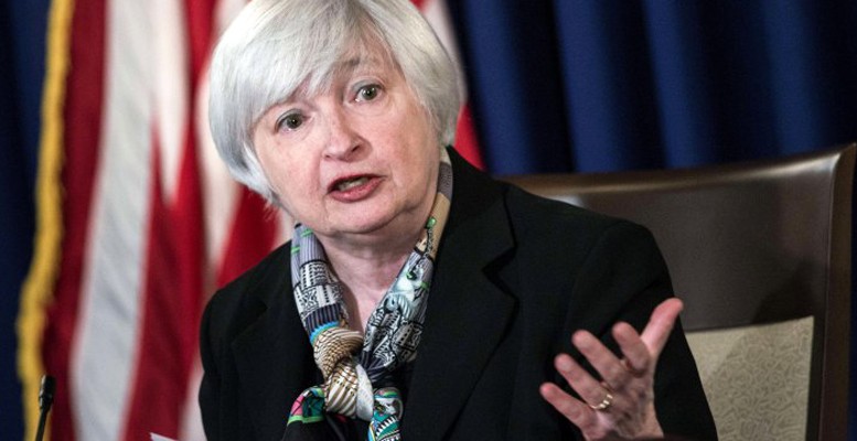 US Fed chair Janet L Yellen