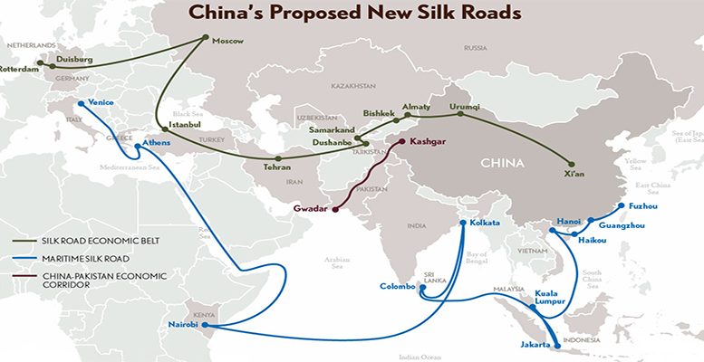 new china's silk road