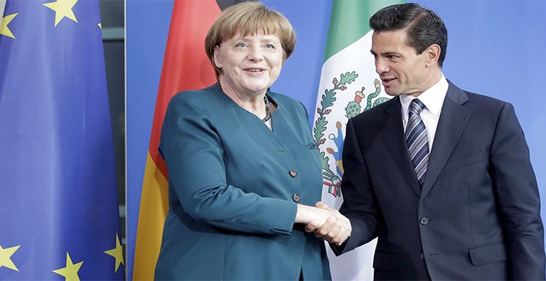 Angela Merkel visiting Latin America