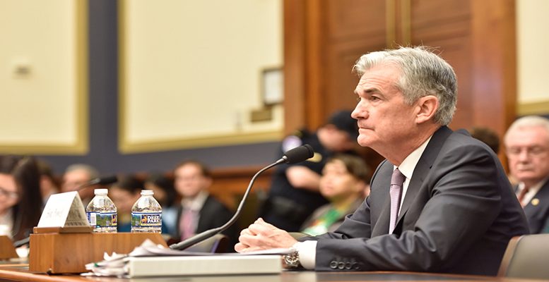 Jerome Powell delivered an upbeat appraisal of the US economy