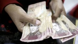 In Venezuela bank notes have become scarce and have been rounded up
