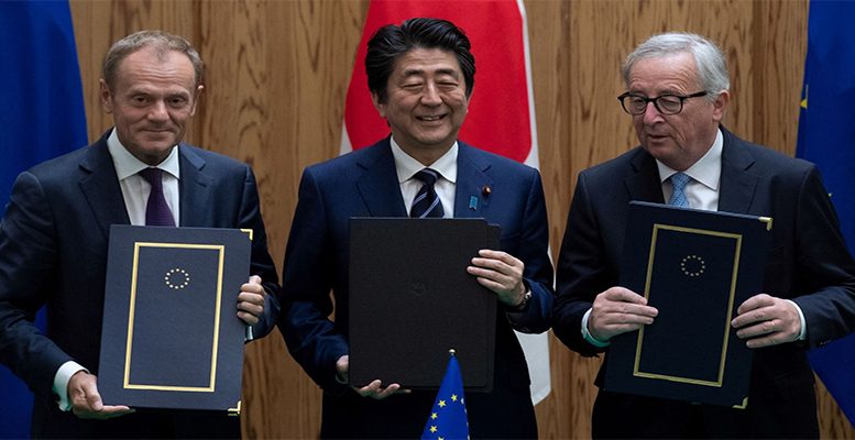 The EU-Japan trade deal will create an open trade zone covering over 600 million people