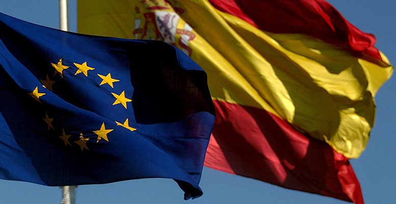 spanish and european flag TC