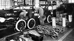 ford t assembly line