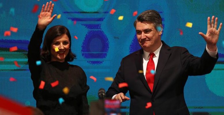 Leftist ex-prime minister Milanovic wins Croatia’s presidential election in close race