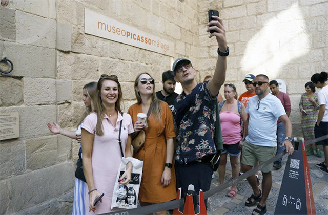 españa turismo selfie