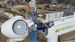 Iberdrola begins assembling wind turbines for Tâmega Wind Farm, largest in Portugal iberdrola aerogenerador