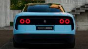 Ferrari unveils first 100% electric vehicle, milestone in electrification strategy Ferrari luce parte trasera