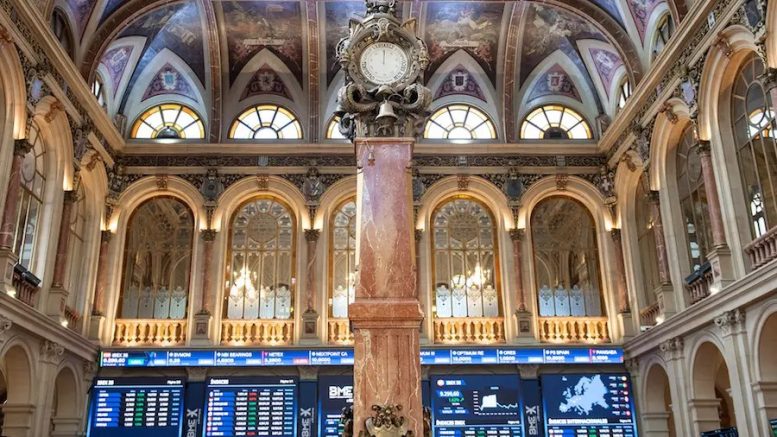 bolsa madrid reloj paneles